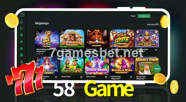 58 Game aplicativo